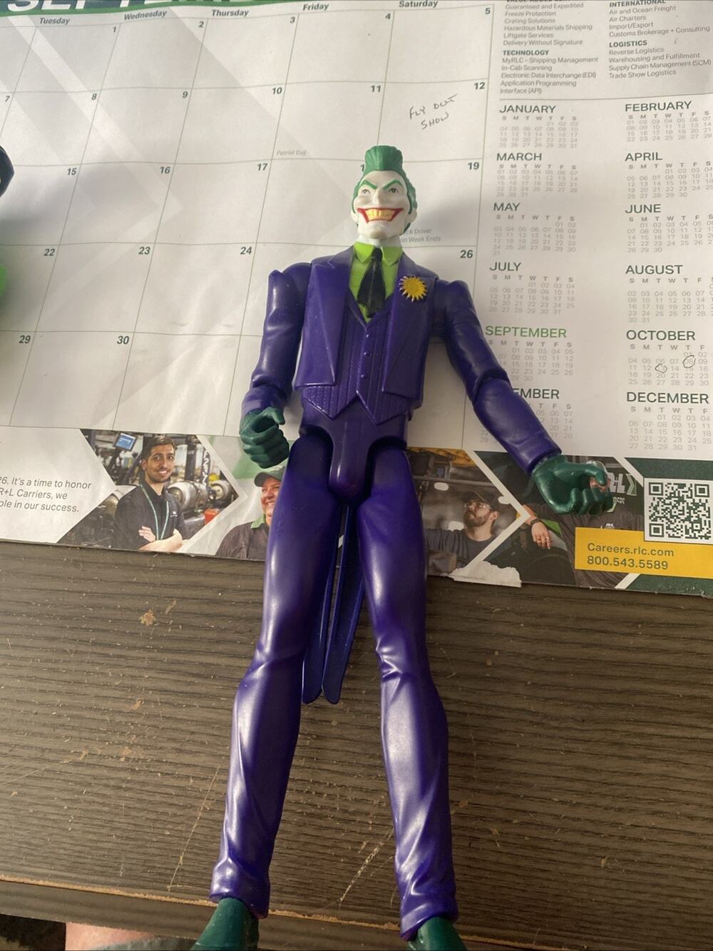 DC Comics The Joker Action Figure 12" good condition Batman